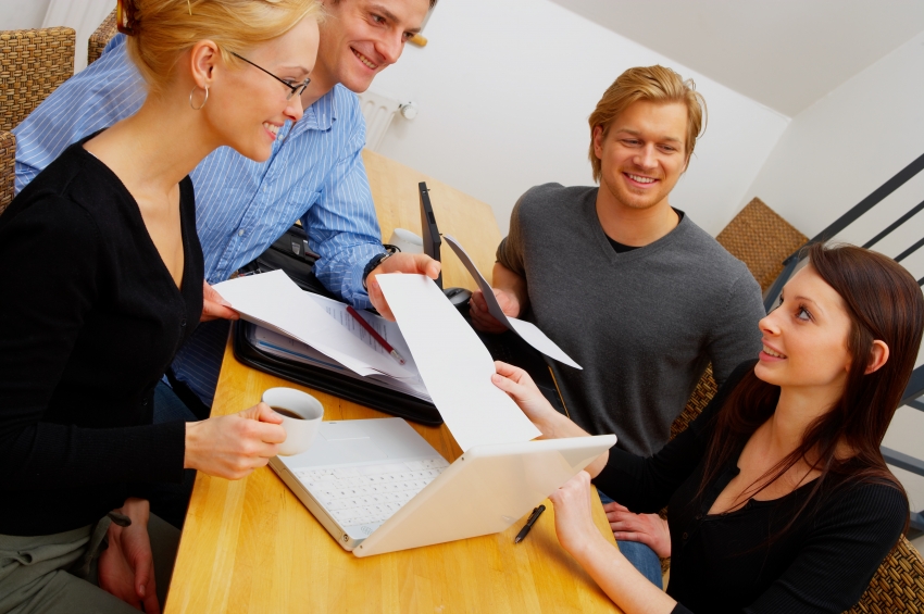 Technology Professionals Discussing a Project